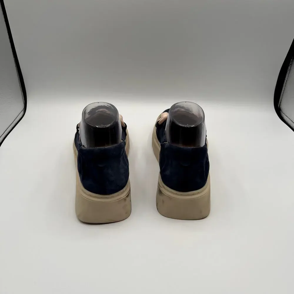 SOFTWAVES Tais Platform Slip-on Chunky Chain Detail Womens Shoes